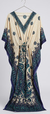 Women Arab Long Kaftan Dress Tunic Dress Night Gown Hippy Boho Maxi Free Size