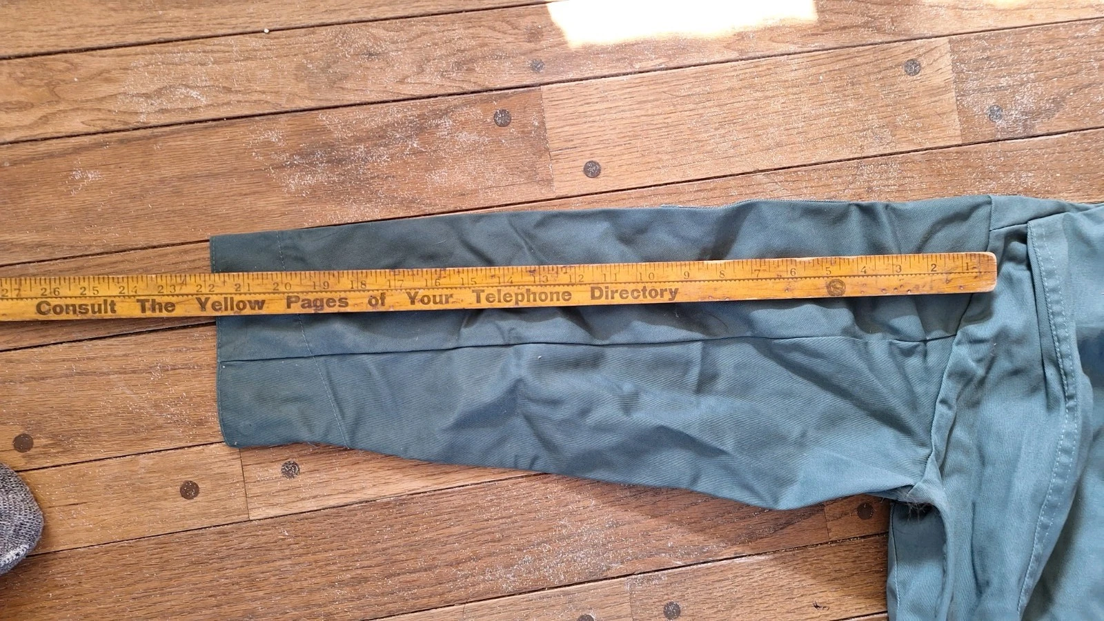 Dickies Deluxe Coveralls Men's 42M Olive Green Long Sleeve Workwear NOS - product detail image 11