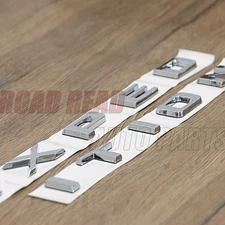 For 2022-2024 Expedition Letters Chrome Front Hood Rear Tailgate Emblem Badge