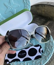 NEW Kate Spade New York Women Ellery 57mm Blue Tortoise Sunglasses