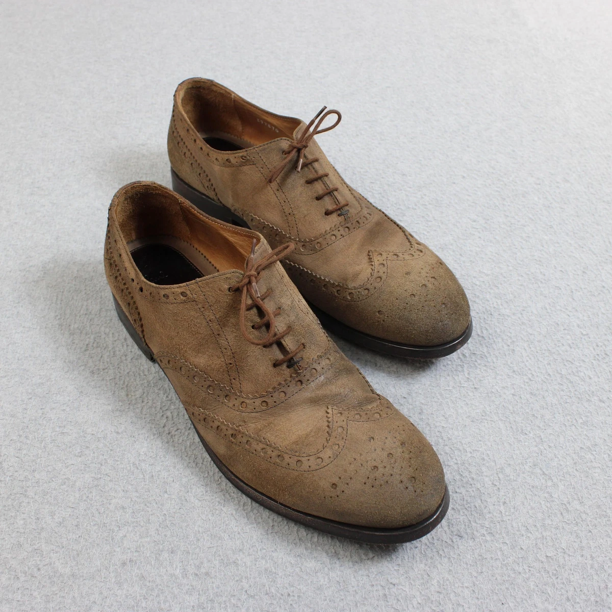 Brogue Suede Dress Shoes for Men for sale | eBay