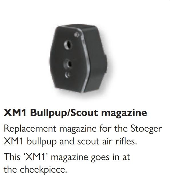 Stoeger XM1 Bullpup PCP Air Rifle .177 Spare Magazine 11 Shot