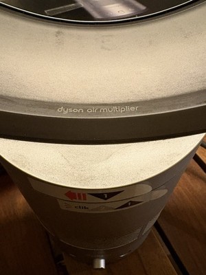 Dyson AM01 Air Multiplier 12-Inch Table Fan in Silver/Iron for