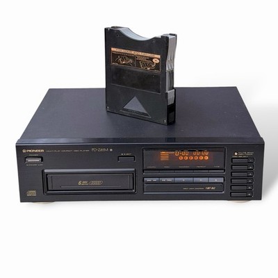 Pioneer PD-Z85M 6 CD Player Multi Changer w/ Cartridge Tested