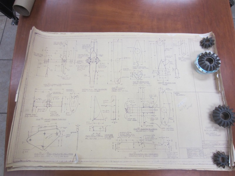 SE5 REPLICA PLANS - ORIGINAL FULL-SIZE SHEETS TO BUILD 7/8ths SCALE AIRCRAFT