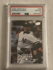 2008 Upper Deck Mariano Rivera #586 Yankees PSA 10 Gem Mint Low Pop