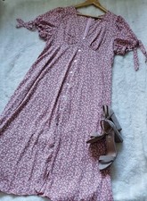 Shein Sz XXL Floral Pink Dress