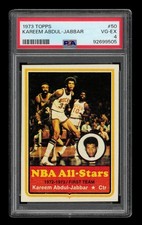 1973-74 Topps Set-Break # 50 Kareem Abdul-Jabbar PSA 4 VG-EX