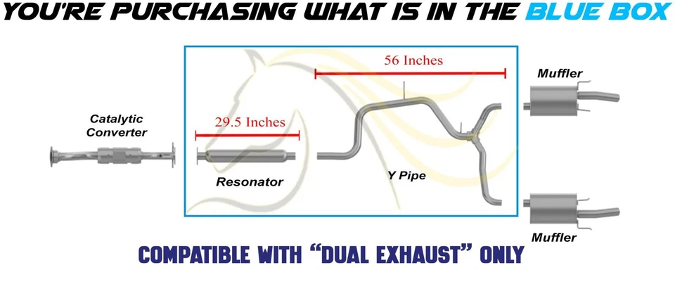Kit de tubo en Y resonador de acero inoxidable para: Pontiac Grand Prix 2003-2008 3,8 L Foto 3 de 4