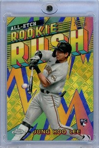 2024 Topps Chrome All-Etch Rookie Rush Jung Hoo Lee Gold Parallel /50 SF Giants