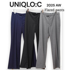 UNIQLO : C Flared pants Women's 479702 GRAY BLACK NAVY Japan New 2025 AW