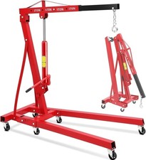 2t4400lbs Hydraulic Engine Hoist Lift Folding Engine Shop Cranetelescopic Boom