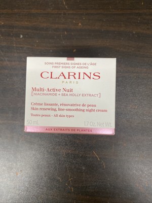 CLARINS Multi Active Nuit Skin Renewing Line Smoothing Night Cream 1.7oz #7651