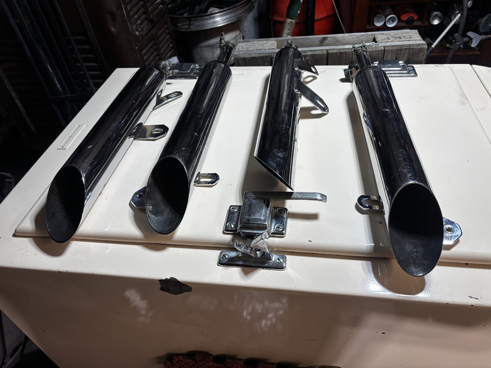 1996 Yamaha Royal Star XVZ1300 Jardine Slash Cut Exhaust Pipes