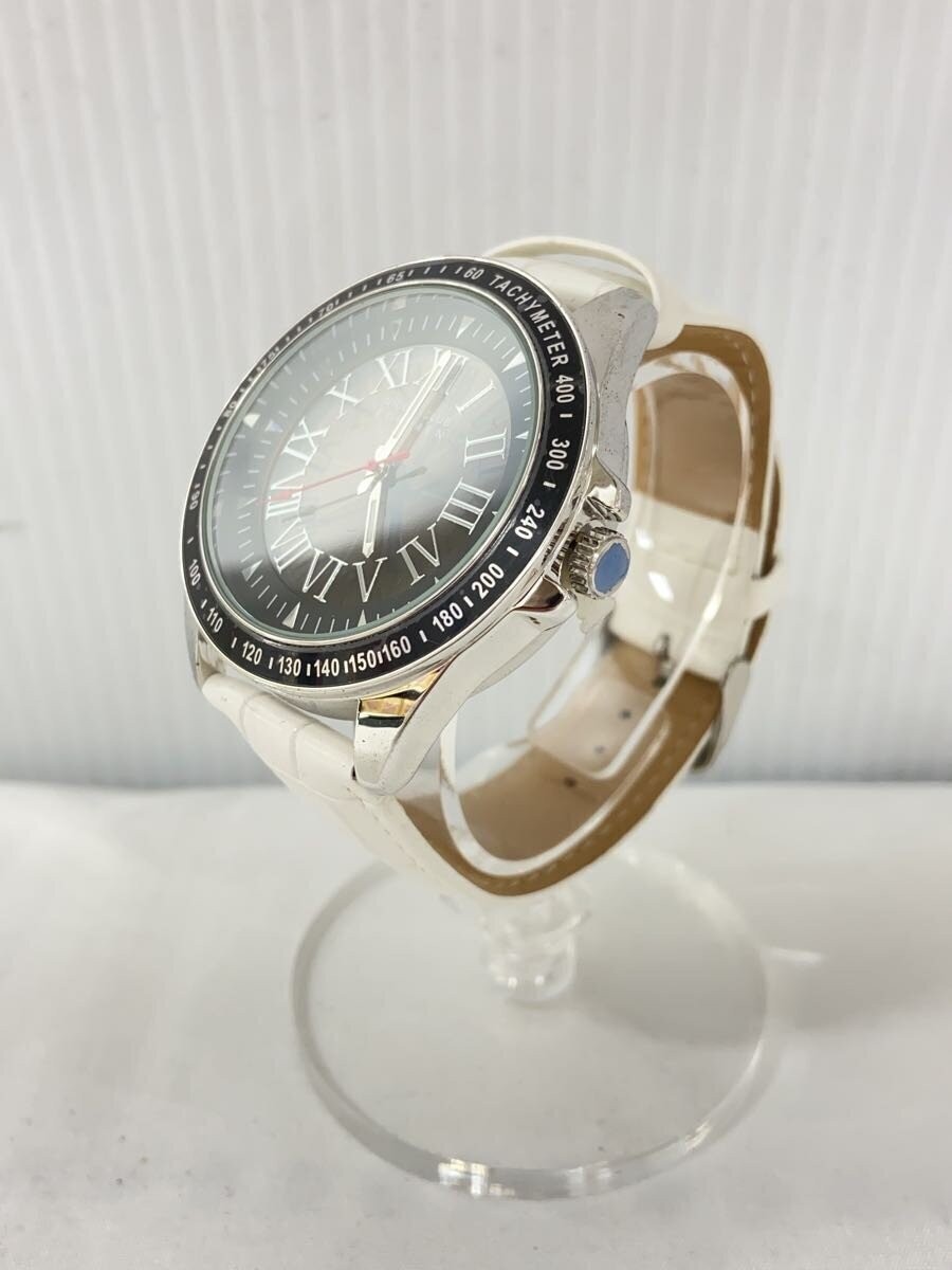 NICOLE CLUB FOR MEN Quartz Analog Leather Watch Black/White | eBay