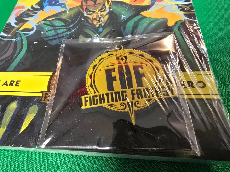 Warlock of Firetop Mountain ***BRAND NEW + SEALED + KEYRING!!** Fighting Fantasy - Image 2 of 4