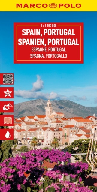 Spain & Portugal Marco Polo Map by Marco Polo (Sheet map, folded)