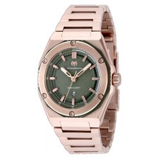 NWT Technomarine Coral Quartz Olive Green Dial Ladies Watch Technomarine-Women main image 4