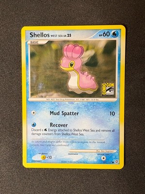 Pokemon Shellos West Sea 107/132 Secret Wonders SDCC Comic Con Promo