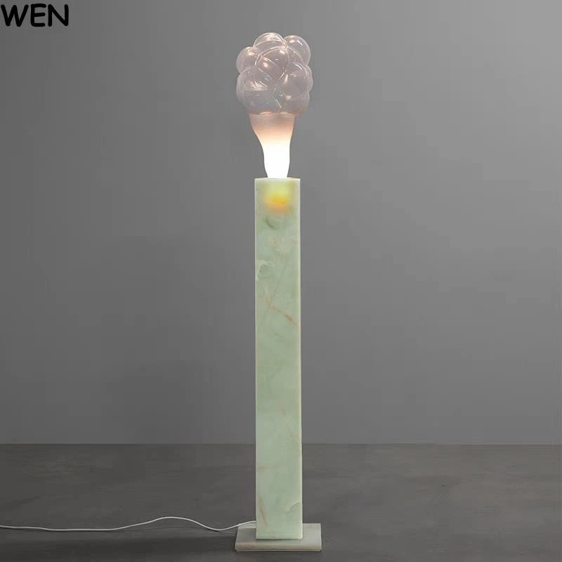 Lámparas de pie modernas de burbujas, lámparas de salón de dormitorio accesorios de iluminación decorativos Foto 2 de 4