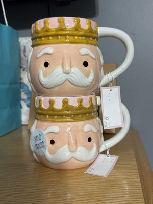 New CUPCAKES & CASHMERE Pastel Nutcracker Mug ONE