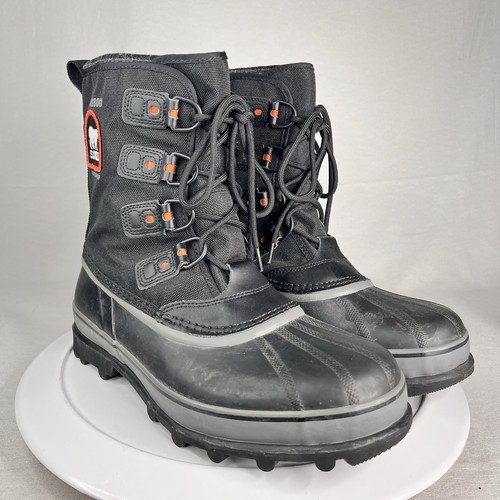 Stivali Sorel Caribou XT impermeabili isolati da uomo taglia 11 NM2138-010 pizzo - Foto 3 di 9