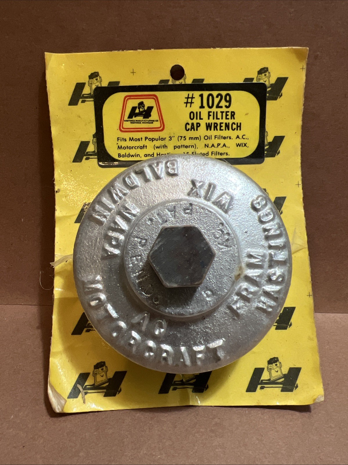 Cap Wrench 3" 75mm Motorcraft Fram Hastings Wix Napa Baldwin