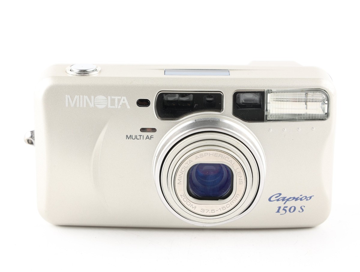 Ｍinolta Capios 150 S G0129-348-1p p Excellent+++++】MINOLTA Capios 150s point & shot compact Film