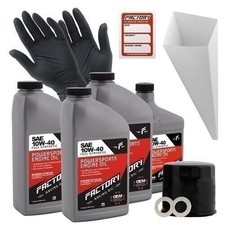 Factory Racing Parts 10W40 3.5 QT Oil Change Kit For Suzuki C90/C90T Boulevard 51.42 per gallon
