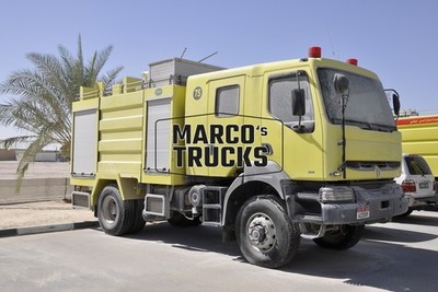 LKW Foto Renault fire department vehicle Vereinigte Arabische Emirate gel #k5pa