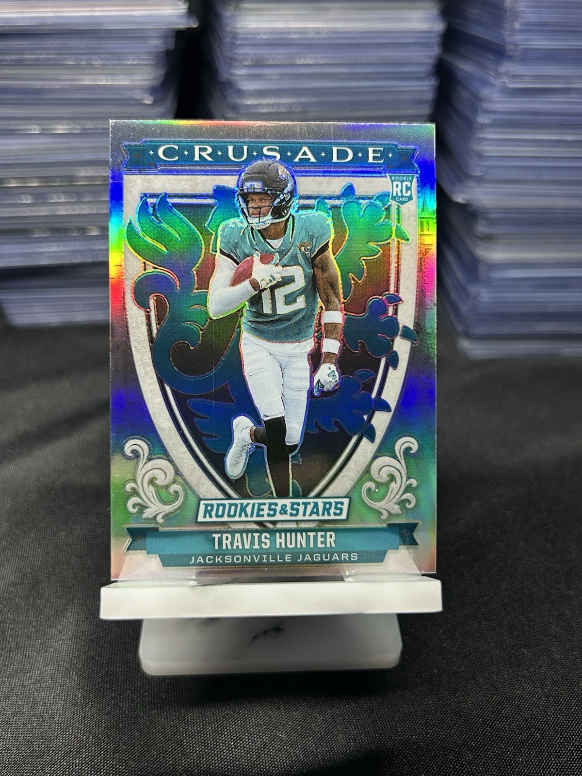 2025 Rookies and Stars Travis Hunter RC Crusade silver prizm Jaguars #3