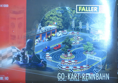 Faller  141000 H0 Go Kart Rennbahn mit Anleitung Neu in OVP