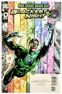 Blackest Night #0 - Green Lantern DC Comics June 2009 Written By Geoff Johns