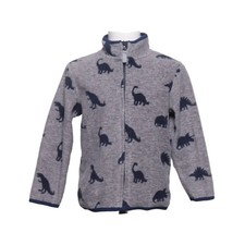 Topolino, Fleecejacke, Unisex (Kinder), Größe: 116, Grau/Blau, Polyester #FgN