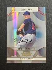 2008 Donruss Threads - Josh Tomlin #134 /875 Rookie Auto
