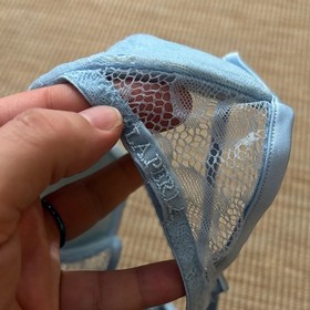 La Perla Sky Blue Lace Bra Size XS