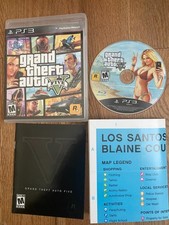 Grand Theft Auto V GTA 5 for PS3 PlayStation 3 CIB with map
