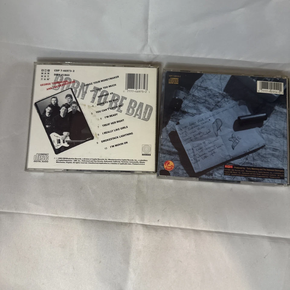 George Thorogood and The Destroyers Born To Be Bad 1988 and Boogie People 1991 G - Image 4 of 4