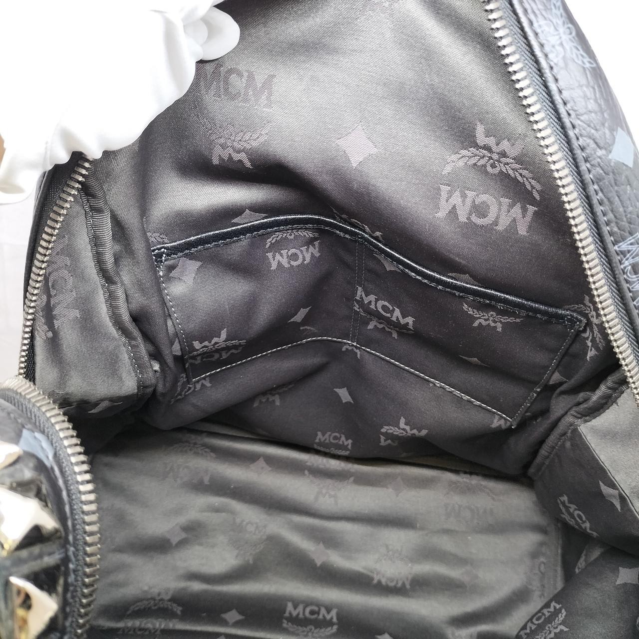 Visetos Studded Backpack Model Number 10051112 MCM - image 10