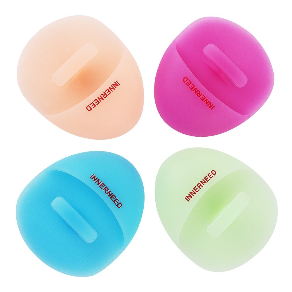 INNERNEED Super Soft Silicone Face Cleanser and 1st generation, 4 Mix Color