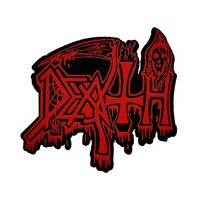Death 'Logo Cut Out' Band-Patch - Neu & Offiziell!