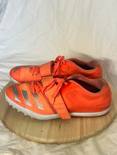 adidas Men  s Jumpstar Long Jump Track  Field Shoes Orange US 12