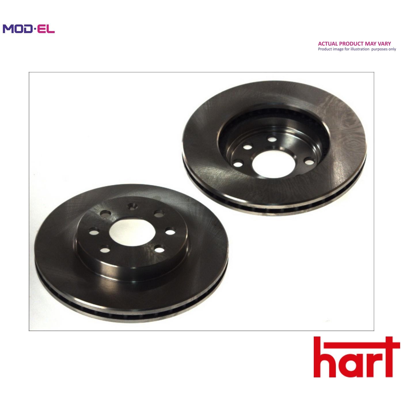 2x BRAKE DISC 262 067 FOR HYUNDAI KIA D3FA 1.1L D3EA 1.5L 3cyl i20 IG4LA 1.2L
