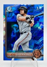 2022 Bowman Sapphire Edition - Chrome Prospects Diego Rincones 1st #BCP-65 (RC)
