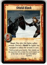 2001 Warlord: Saga of the Storm Base Set Card 175/295 UC Shield Block