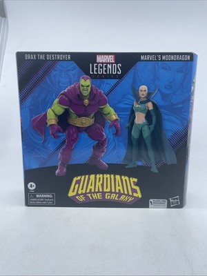 Marvel Legends Exclusive Drax The Destroyer and Marvel`s MoonDragon Set NIB