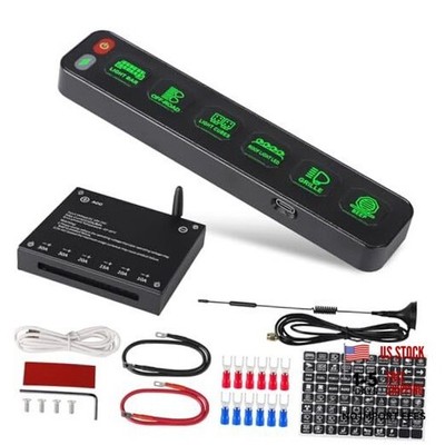 Wireless 6 Gang Switch Panel, Multifunction Remote Control Off Road Light 