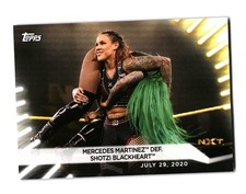 Mercedes Martinez def. Shotzi Blackheart 2021 Topps WWE Women's Division 51
