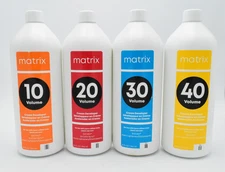 Matrix Cream Developer 10 20 30 40 Volume - 32 fl oz - Choose Your Volume