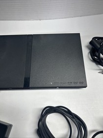 OEM Sony PS2 PlayStation 2 Slim BLACK Console Bundle SCPH-70012 System Tested